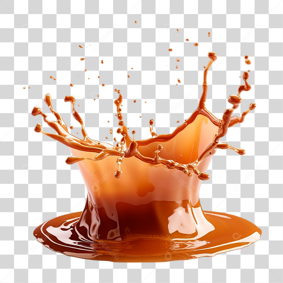 Splash de Caramelo PNG Transparente