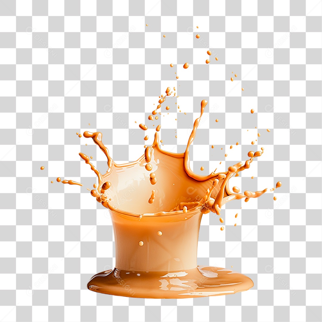 Splash de Caramelo PNG Transparente