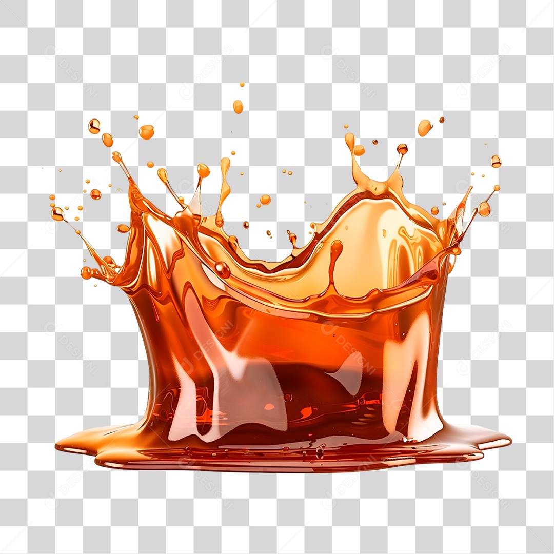 Splash de Caramelo PNG Transparente