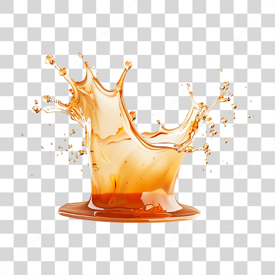Splash de Caramelo PNG Transparente
