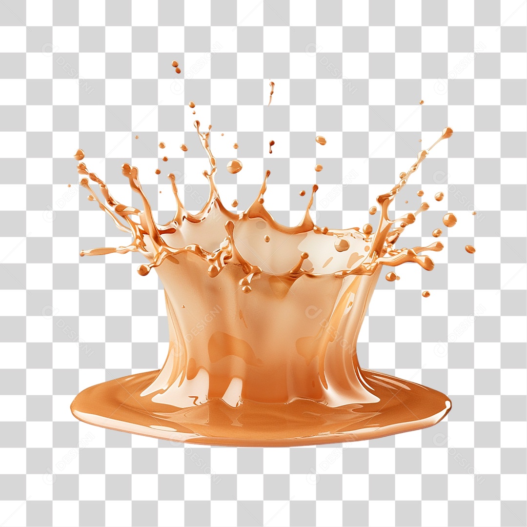 Splash de Caramelo PNG Transparente
