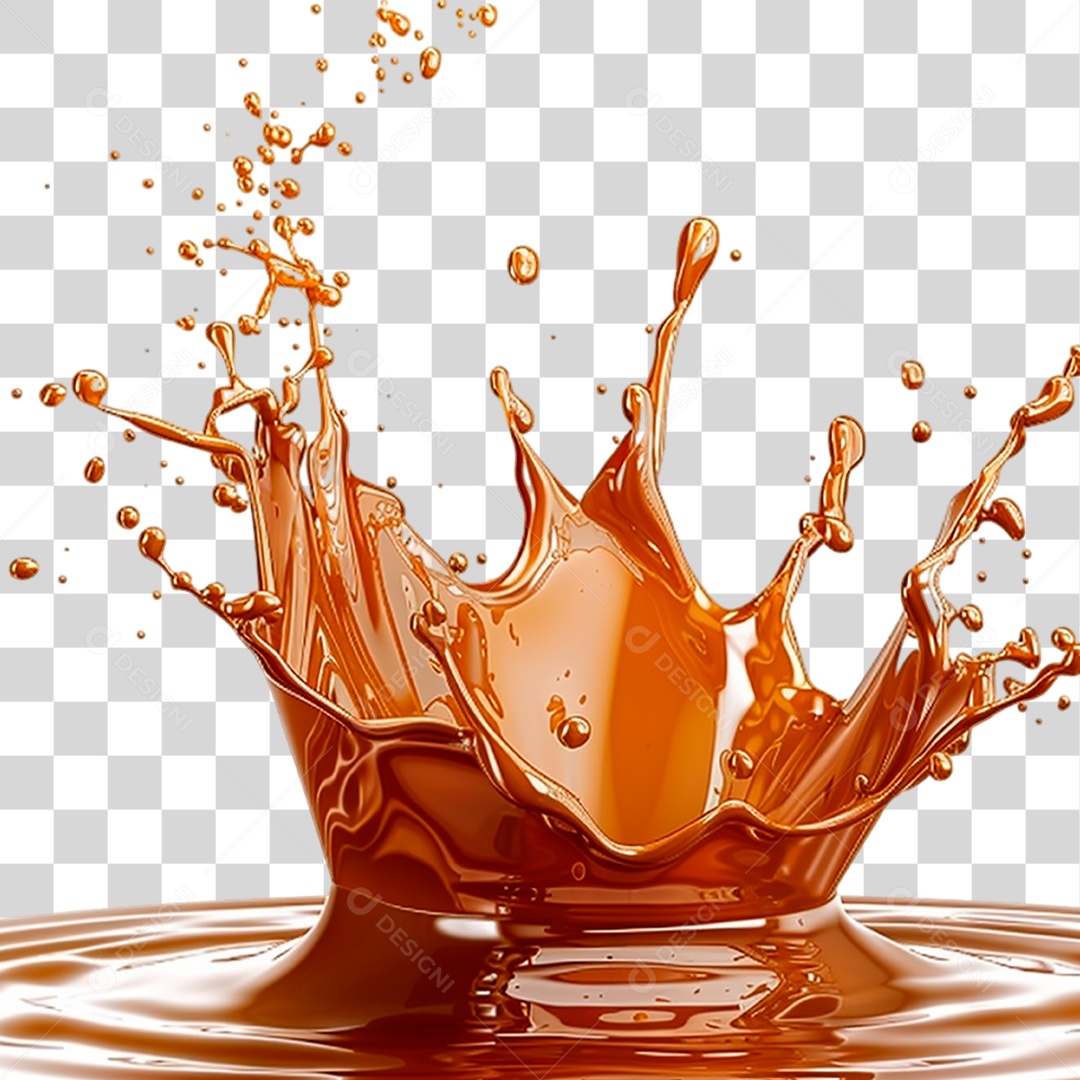 Splash de Caramelo PNG Transparente