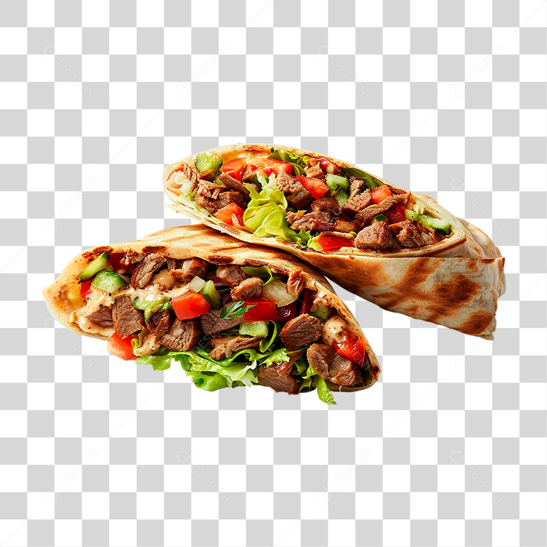 Tacos de Carne PNG Transparente