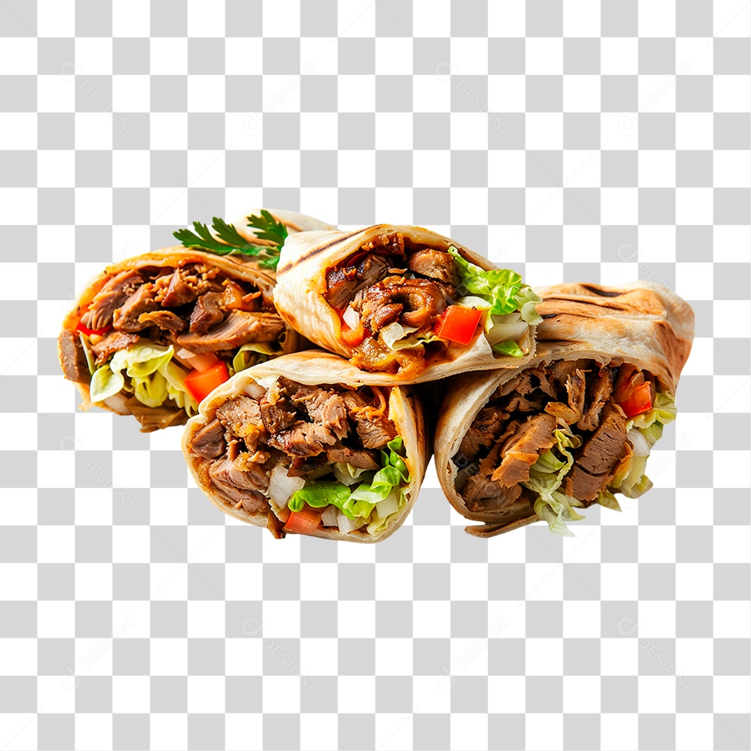 Tacos de Carne PNG Transparente