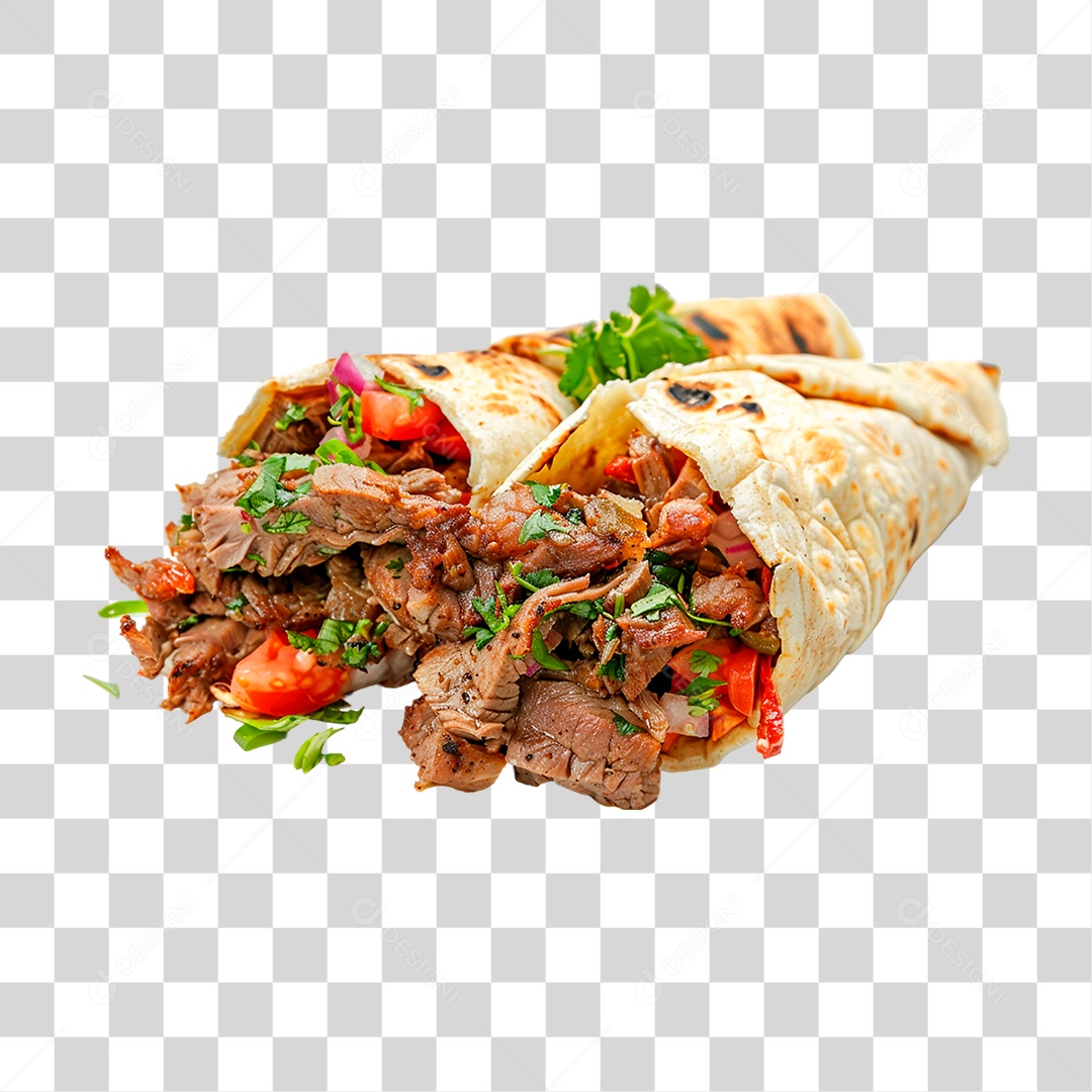 Tacos de Carne PNG Transparente