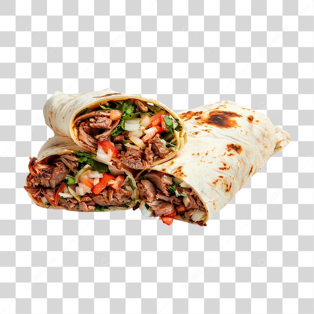 Tacos de Carne PNG Transparente