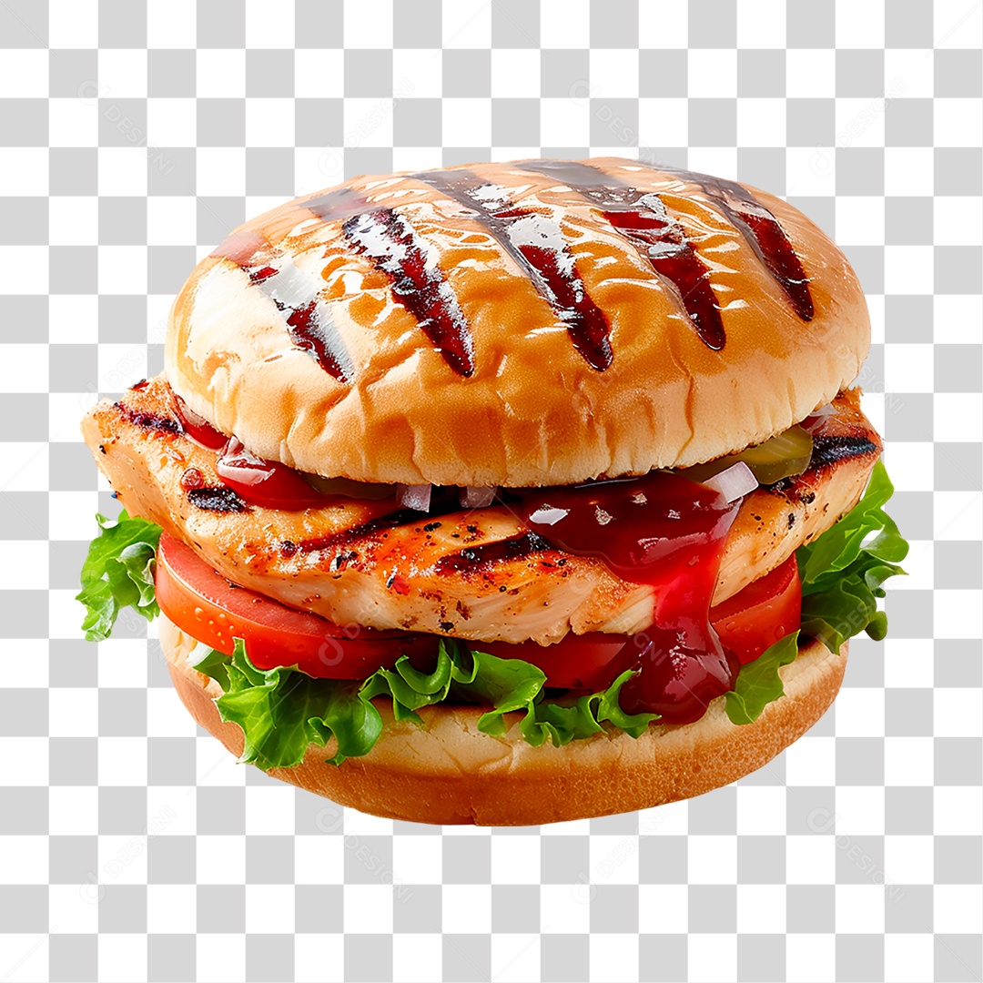 Hambúrguer PNG Transparente