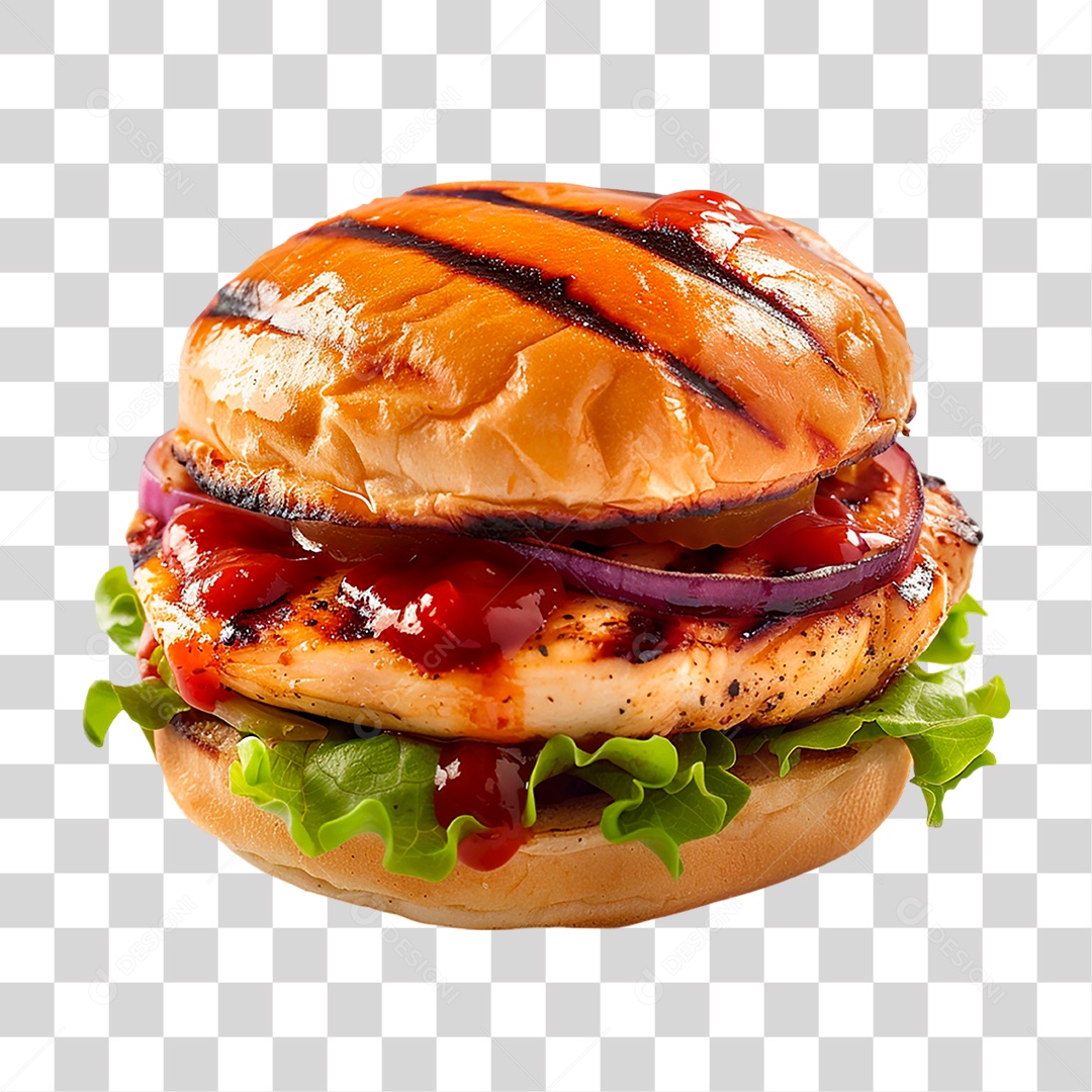 Hambúrguer PNG Transparente