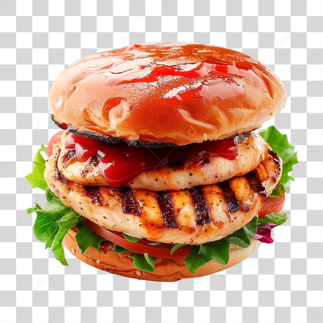 Hambúrguer PNG Transparente