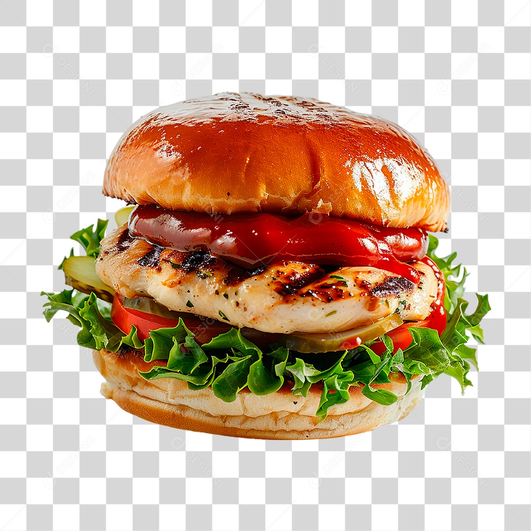 Hambúrguer PNG Transparente