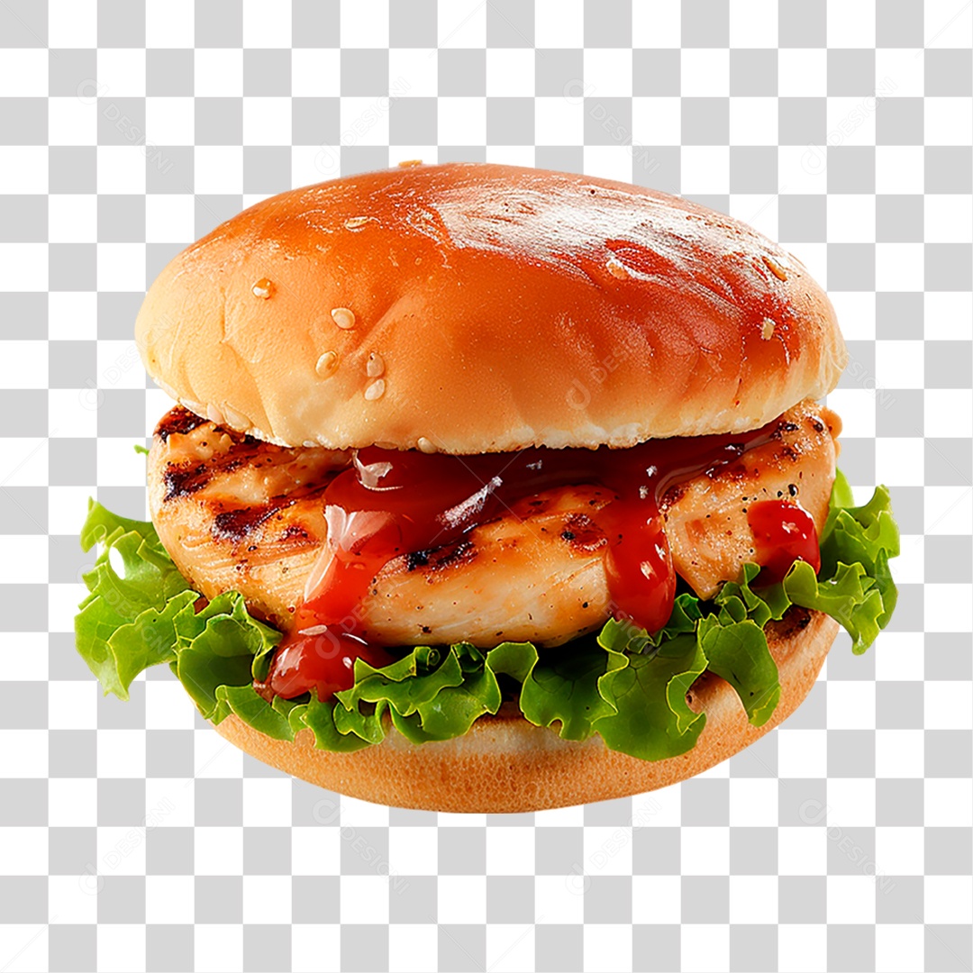 Hambúrguer PNG Transparente