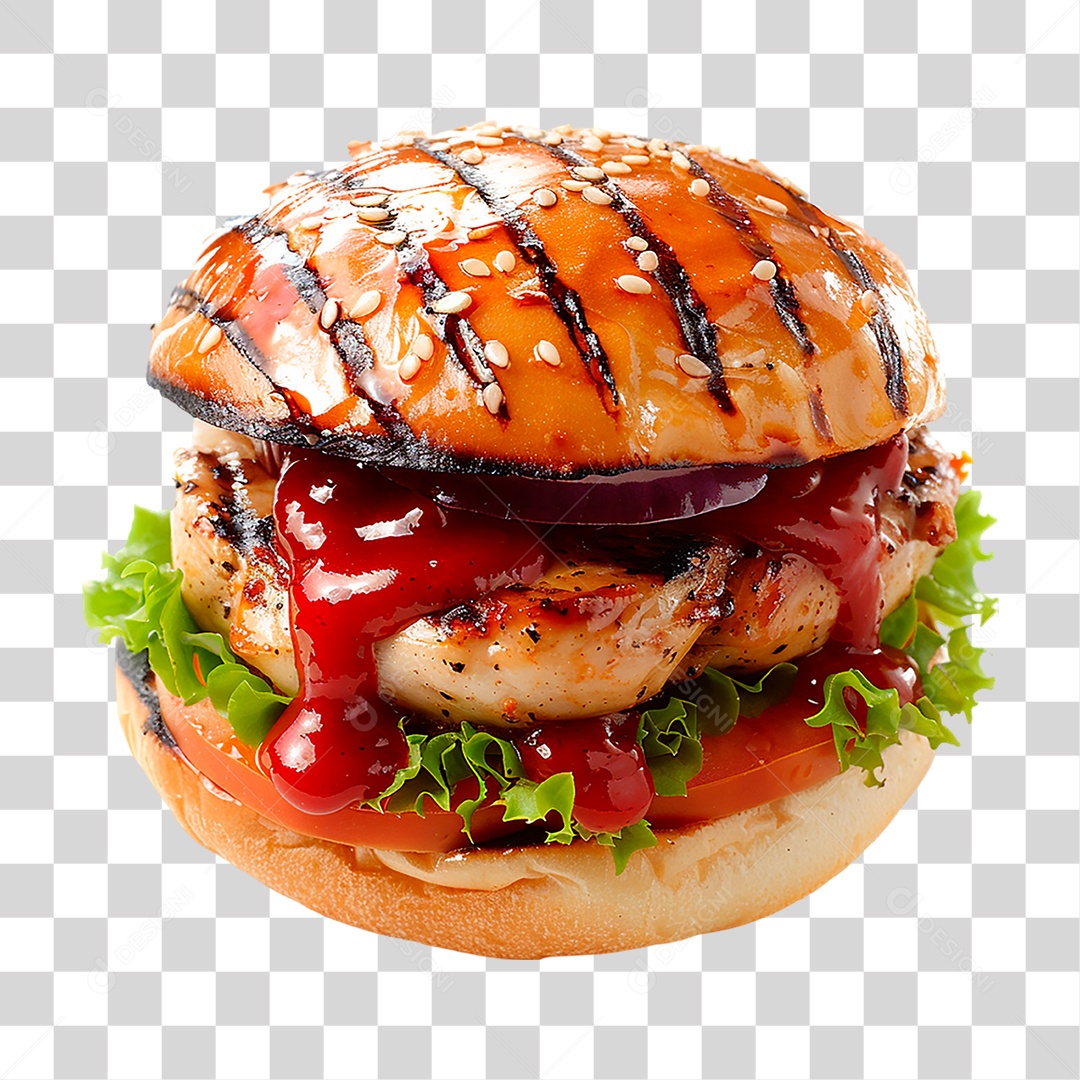 Hambúrguer PNG Transparente