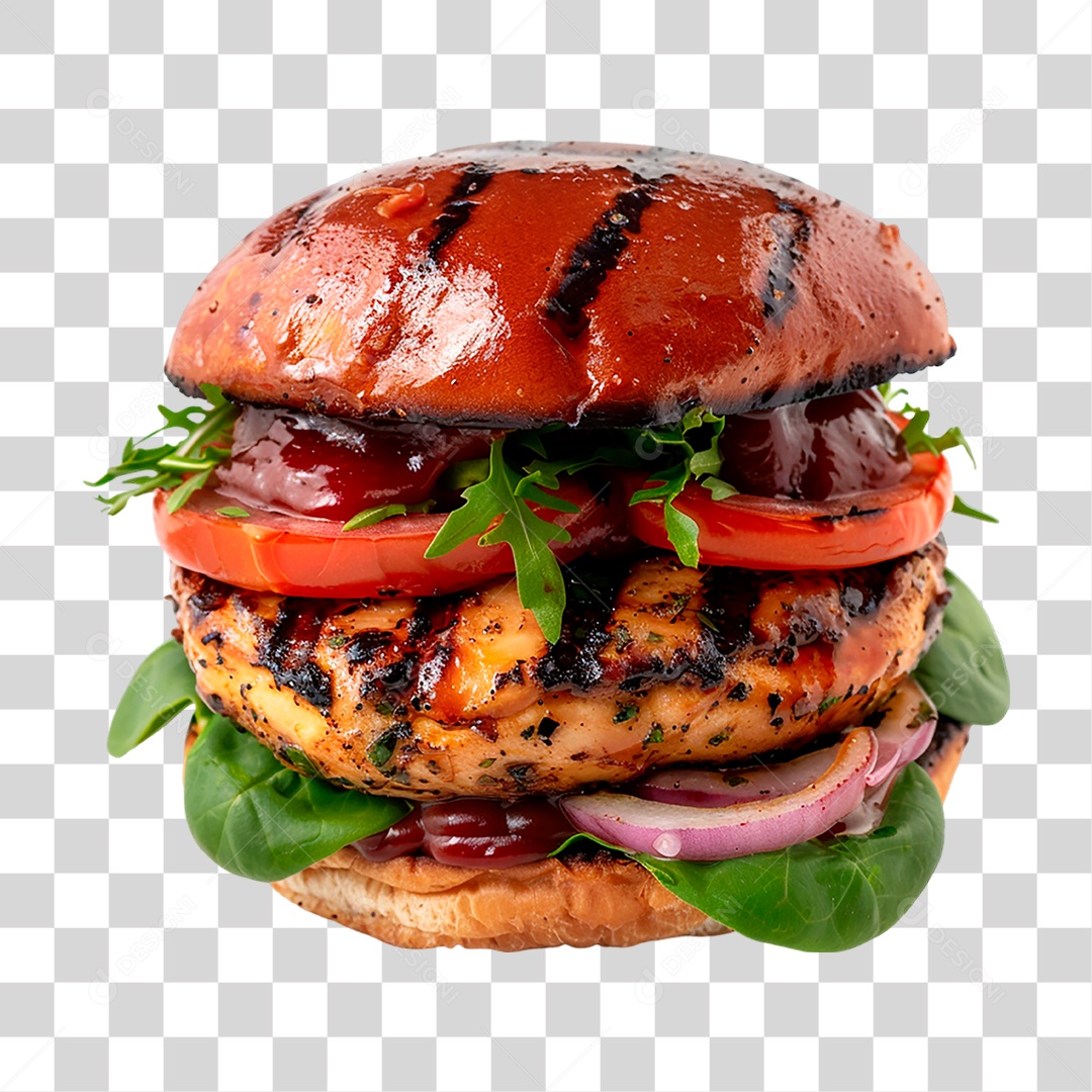 Hambúrguer PNG Transparente