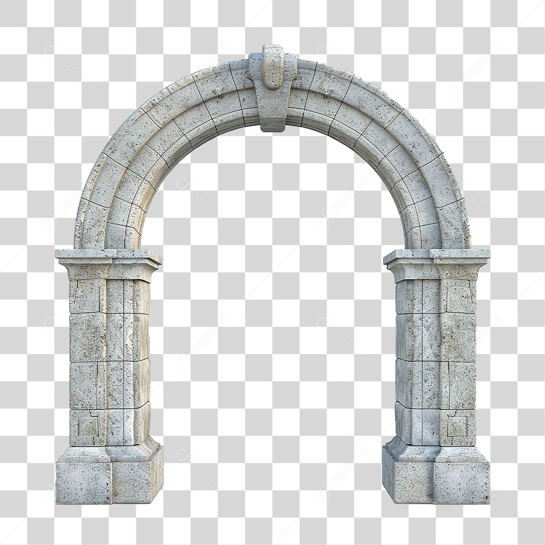 Arco de Pedra PNG Transparente