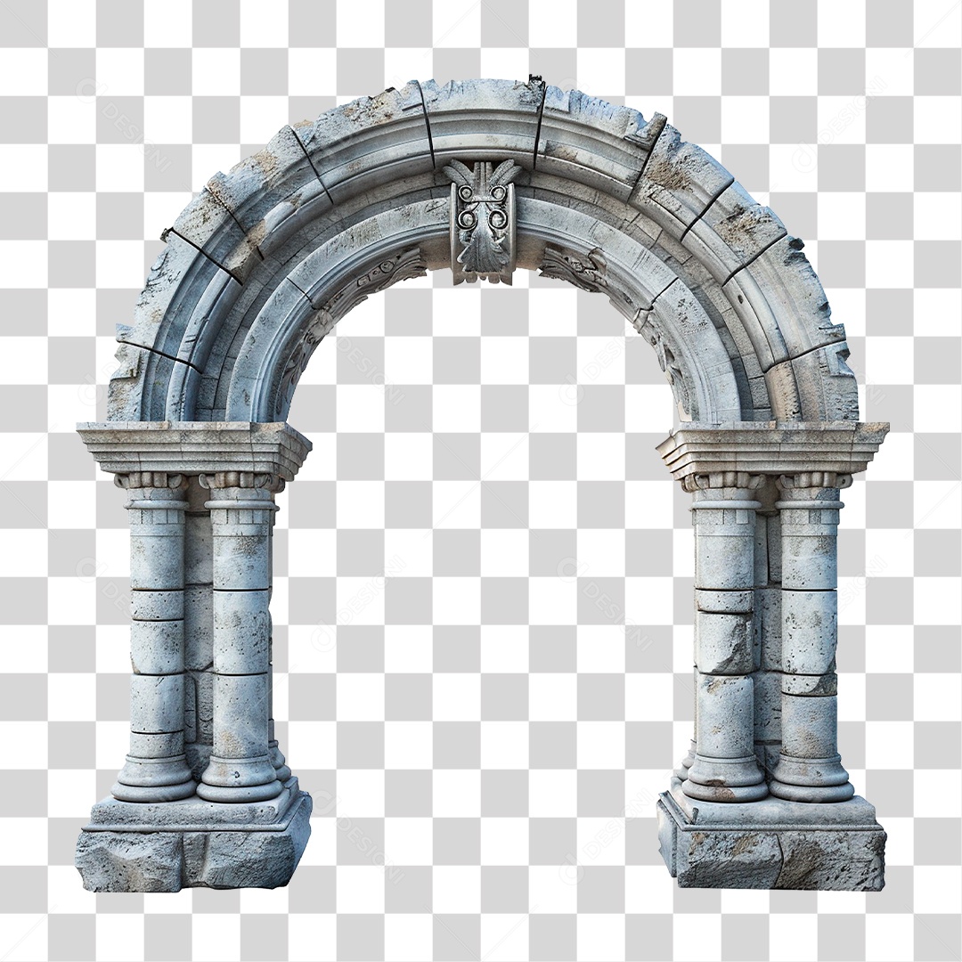 Arco de Pedra PNG Transparente