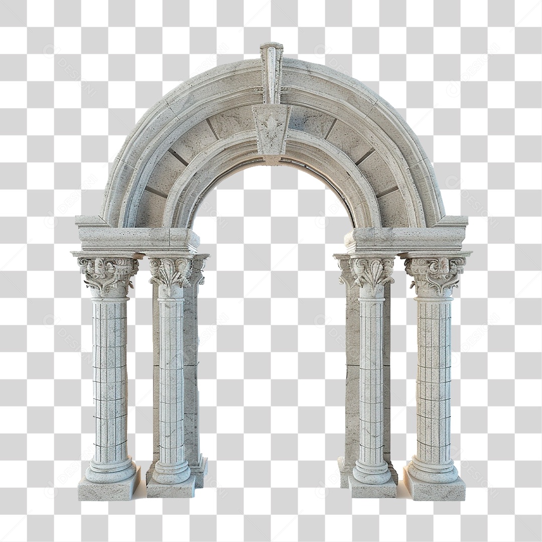 Arco de Pedra PNG Transparente