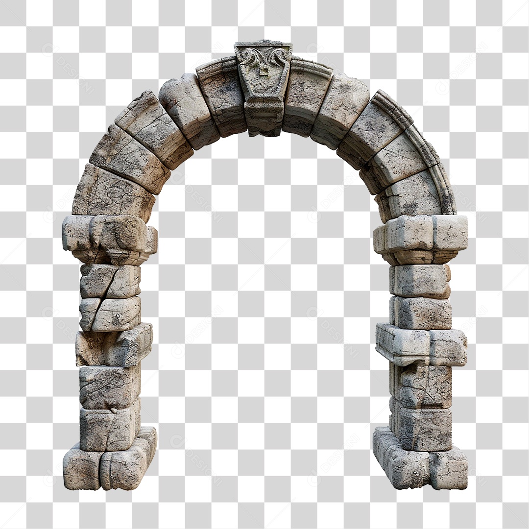 Arco de Pedra PNG Transparente