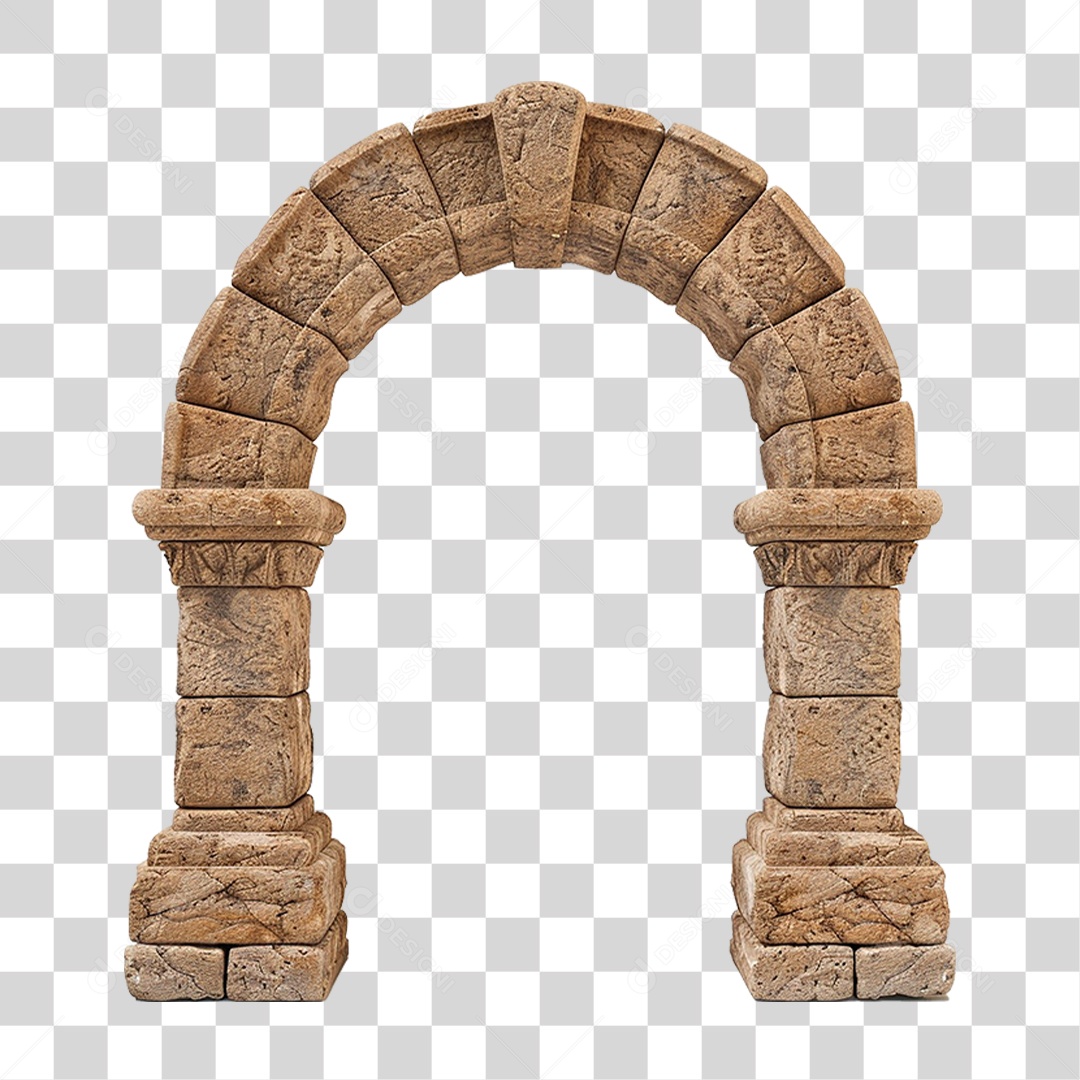 Arco de Pedra PNG Transparente
