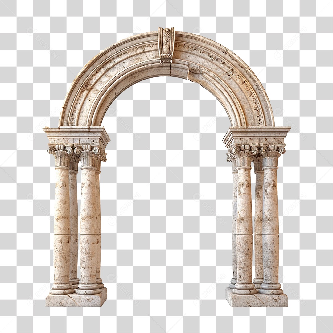 Arco de Pedra PNG Transparente