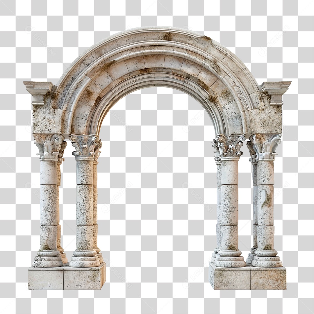 Arco de Pedra PNG Transparente