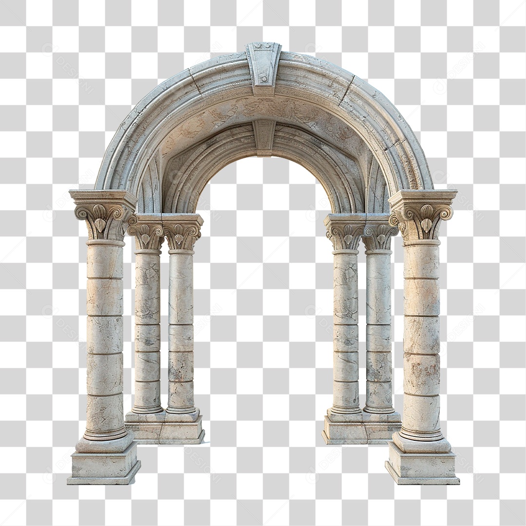 Arco de Pedra PNG Transparente