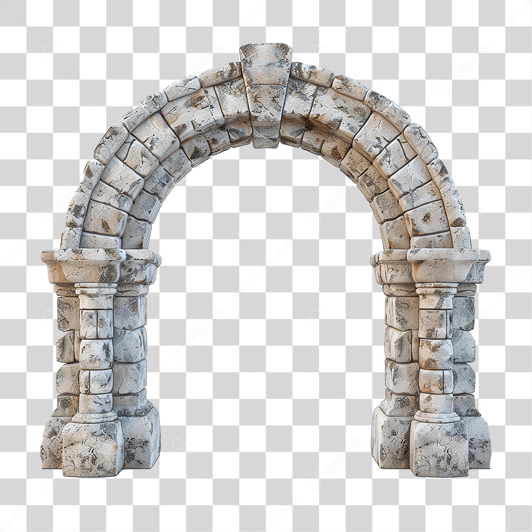 Arco de Pedra PNG Transparente