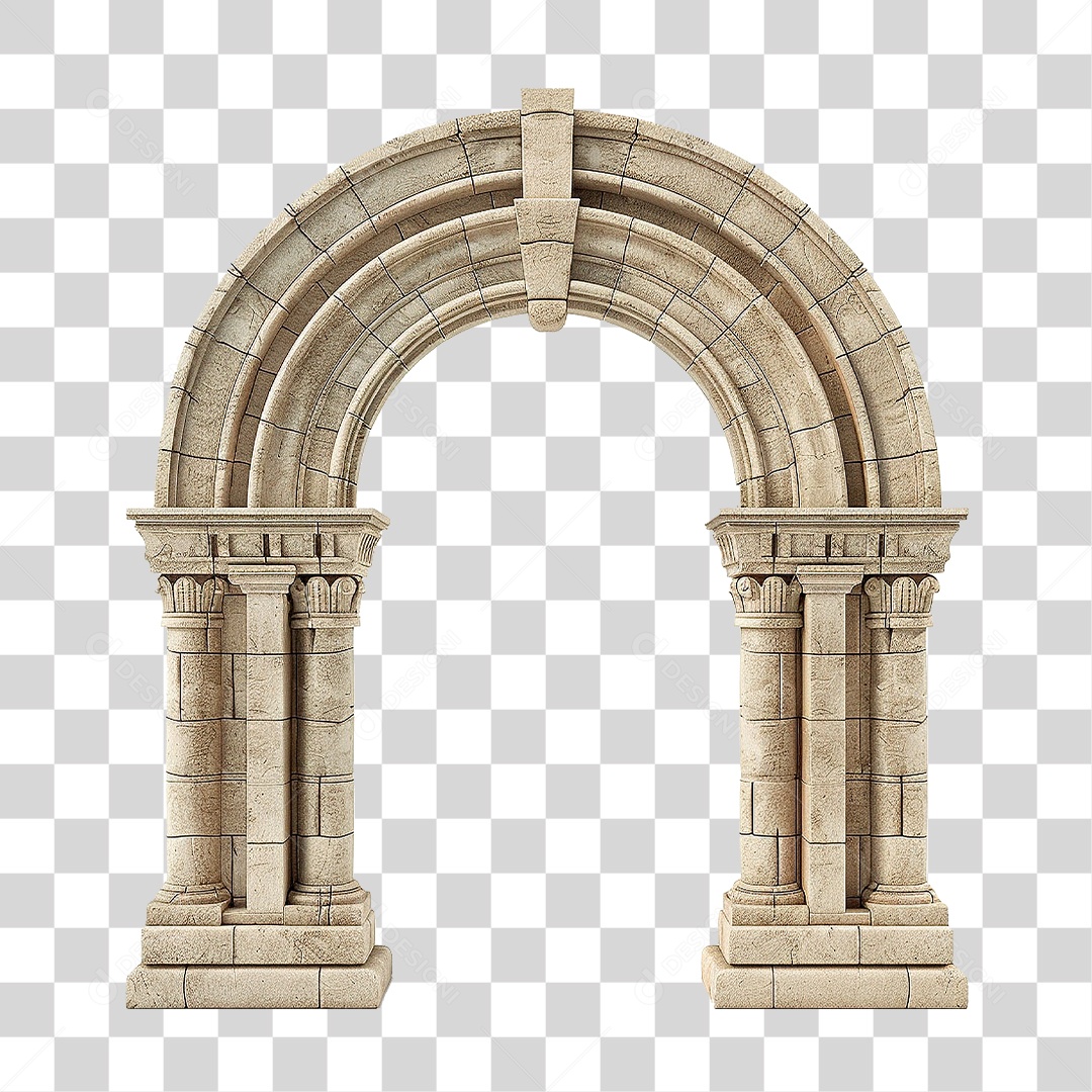 Arco de Pedra PNG Transparente
