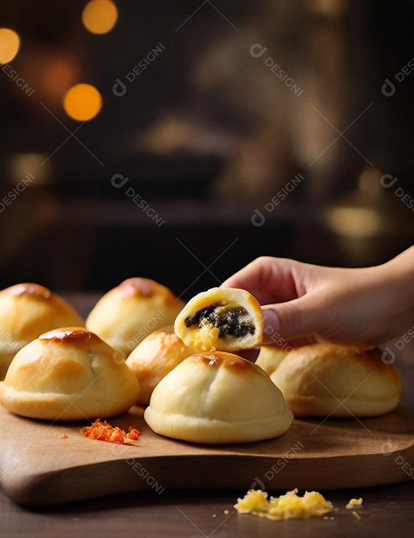 Bolinho de espinafre