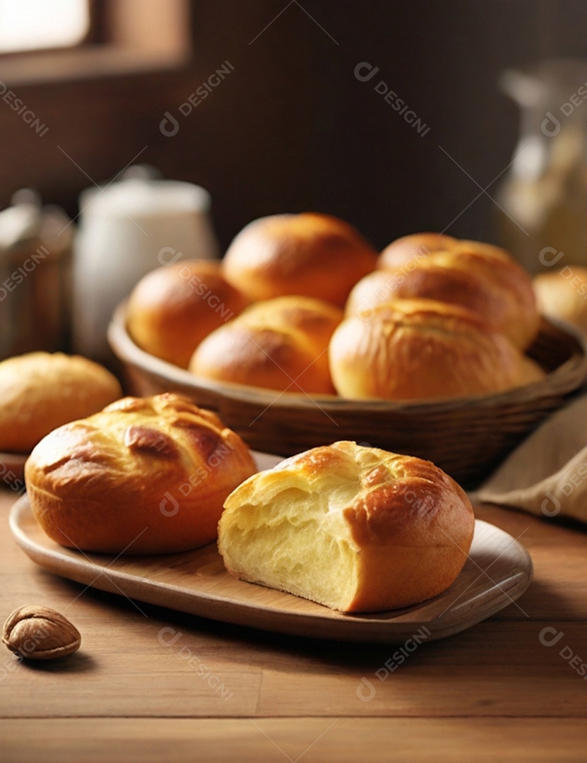 Pão caseiro delicioso