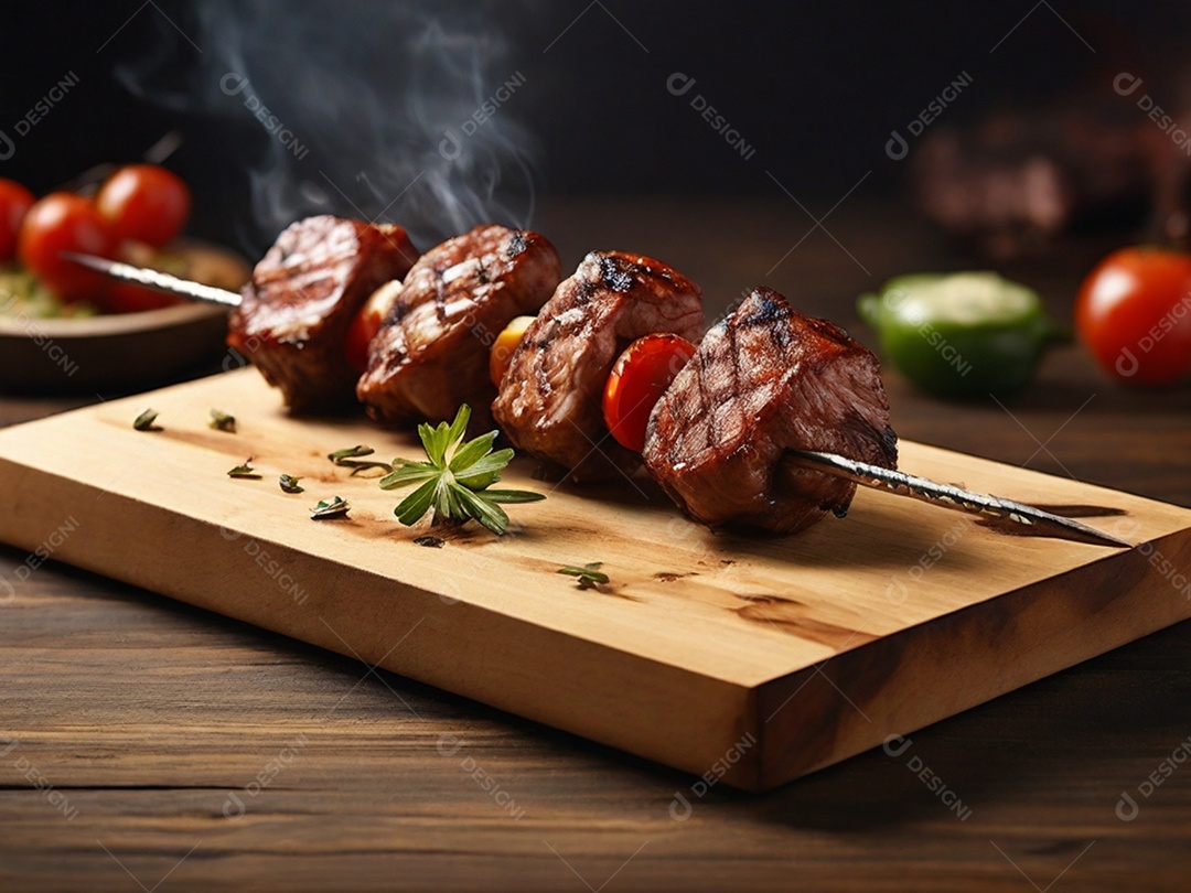 Espetinhos de carnes