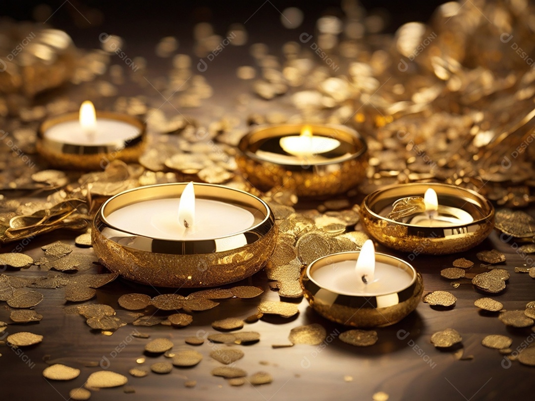 Recipiente de colocar velas