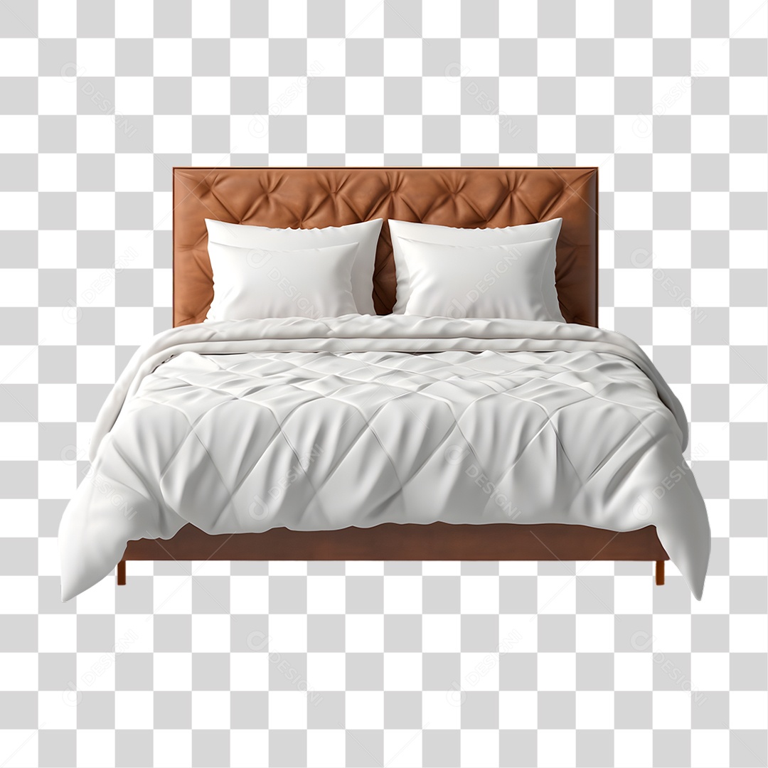 Cama de Casal PNG Transparente