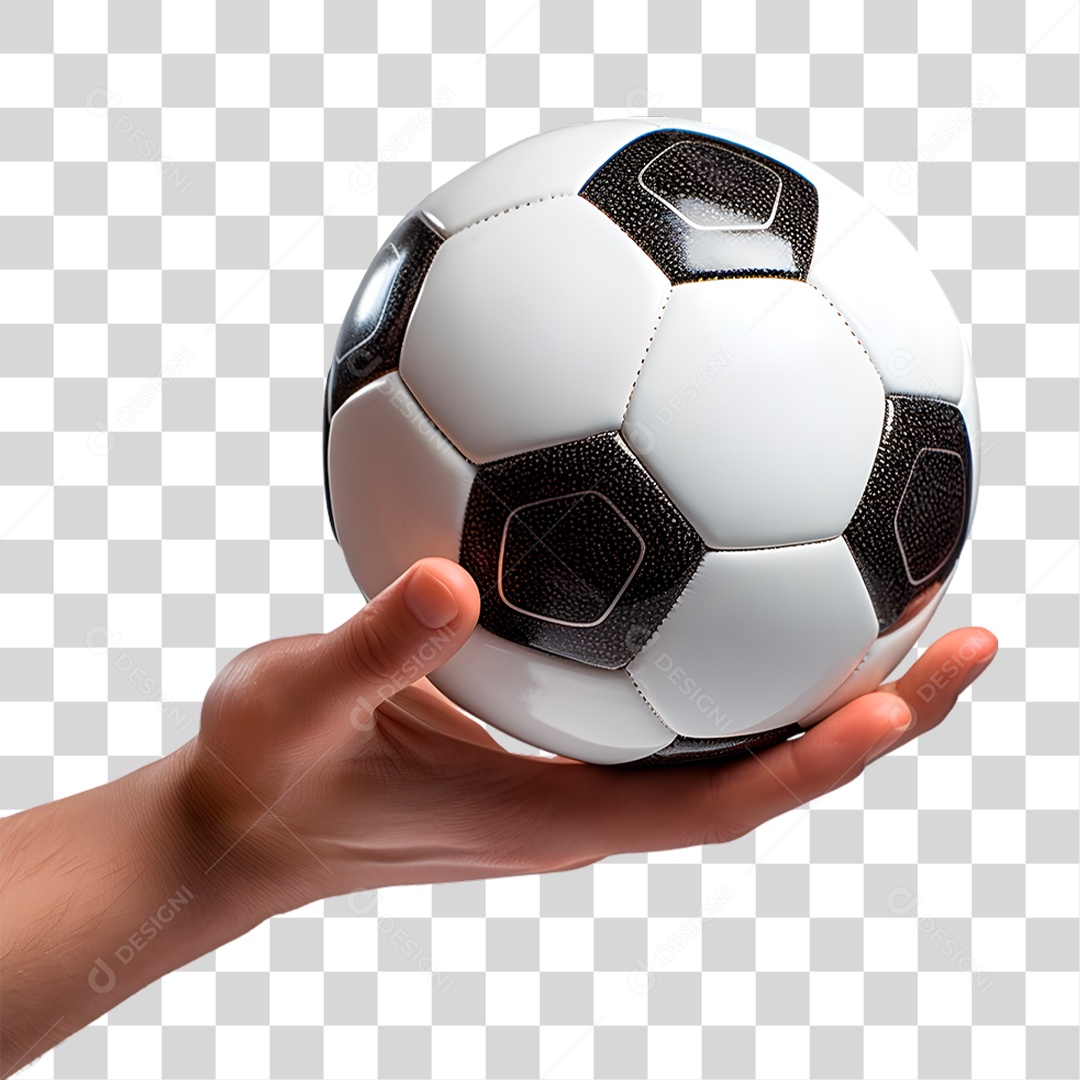 Mão Segurando Bola PNG Transparente
