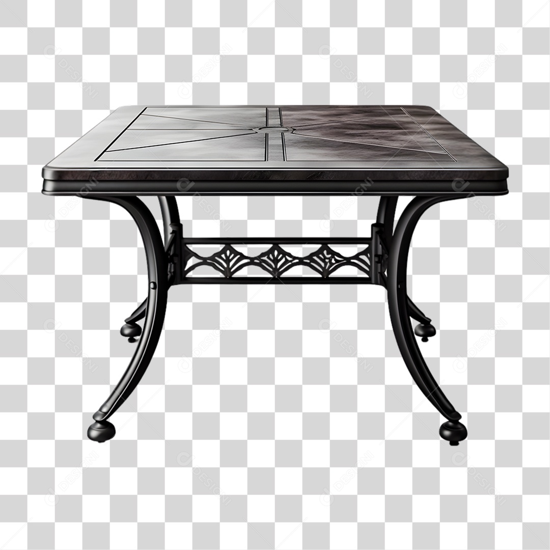 Mesa de Madeira PNG Transparente
