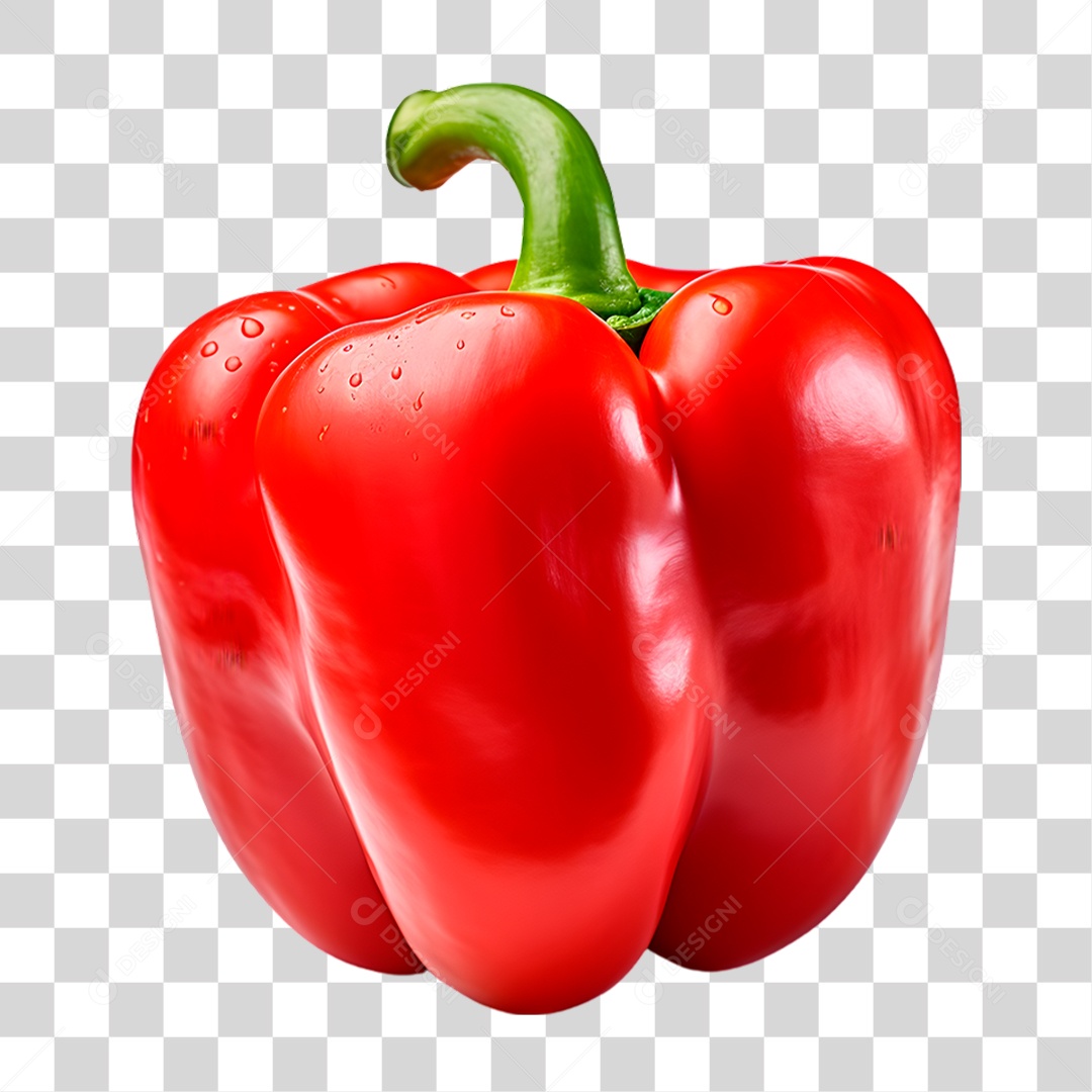 Pimentão Vermelho PNG Transparente