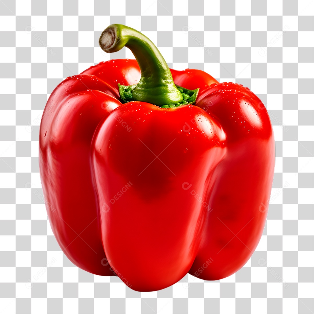 Pimentão Vermelho PNG Transparente