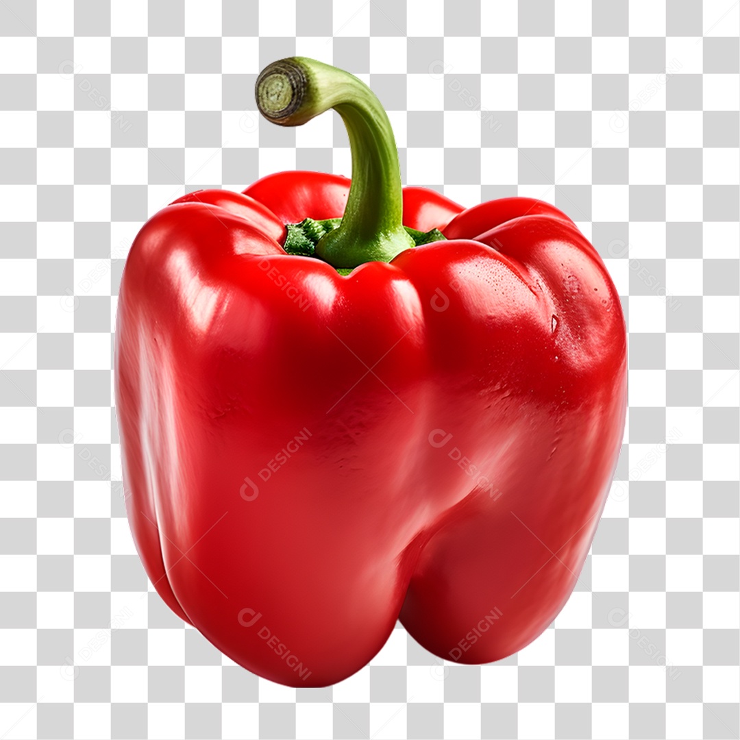 Pimentão Vermelho PNG Transparente