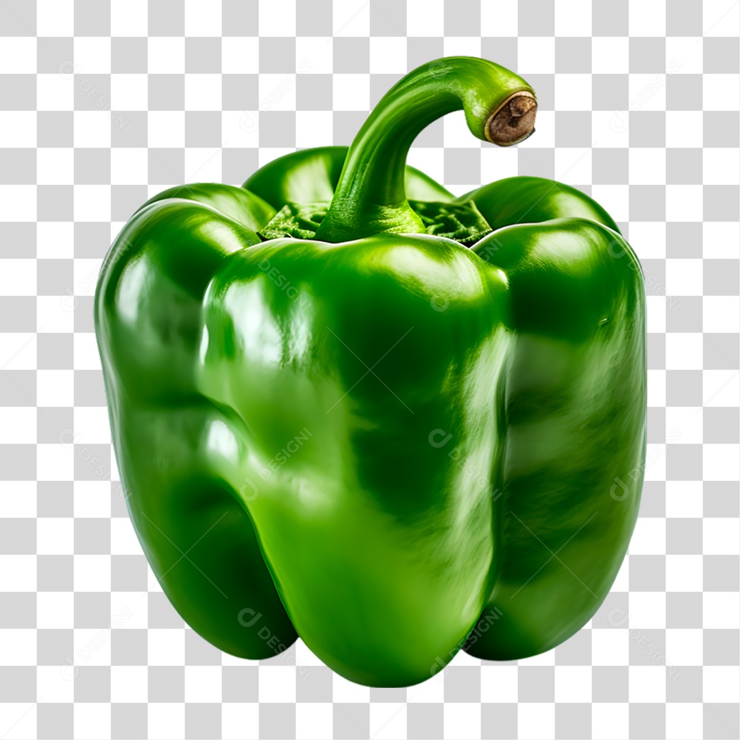 Pimentão Verde PNG Transparente