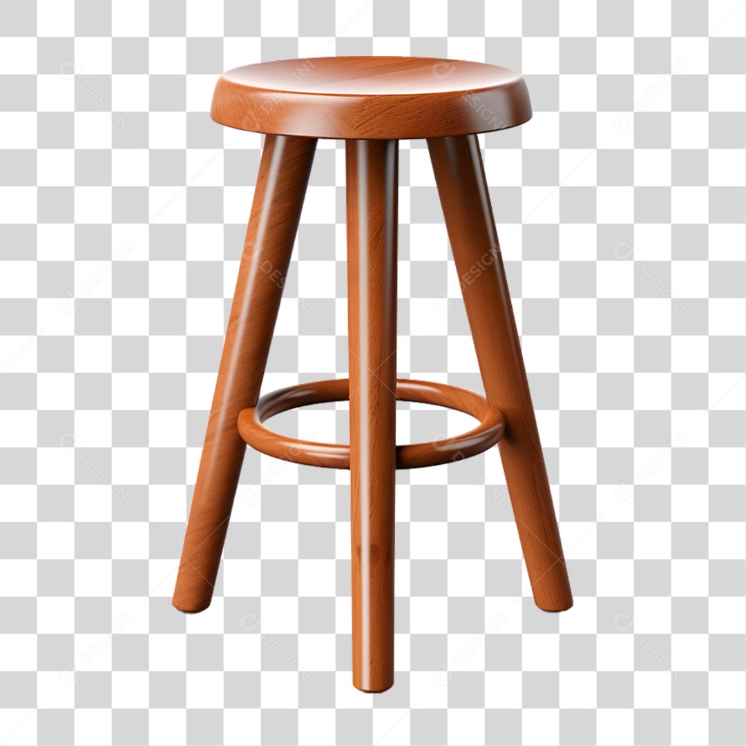 Banco de Madeira PNG Transparente