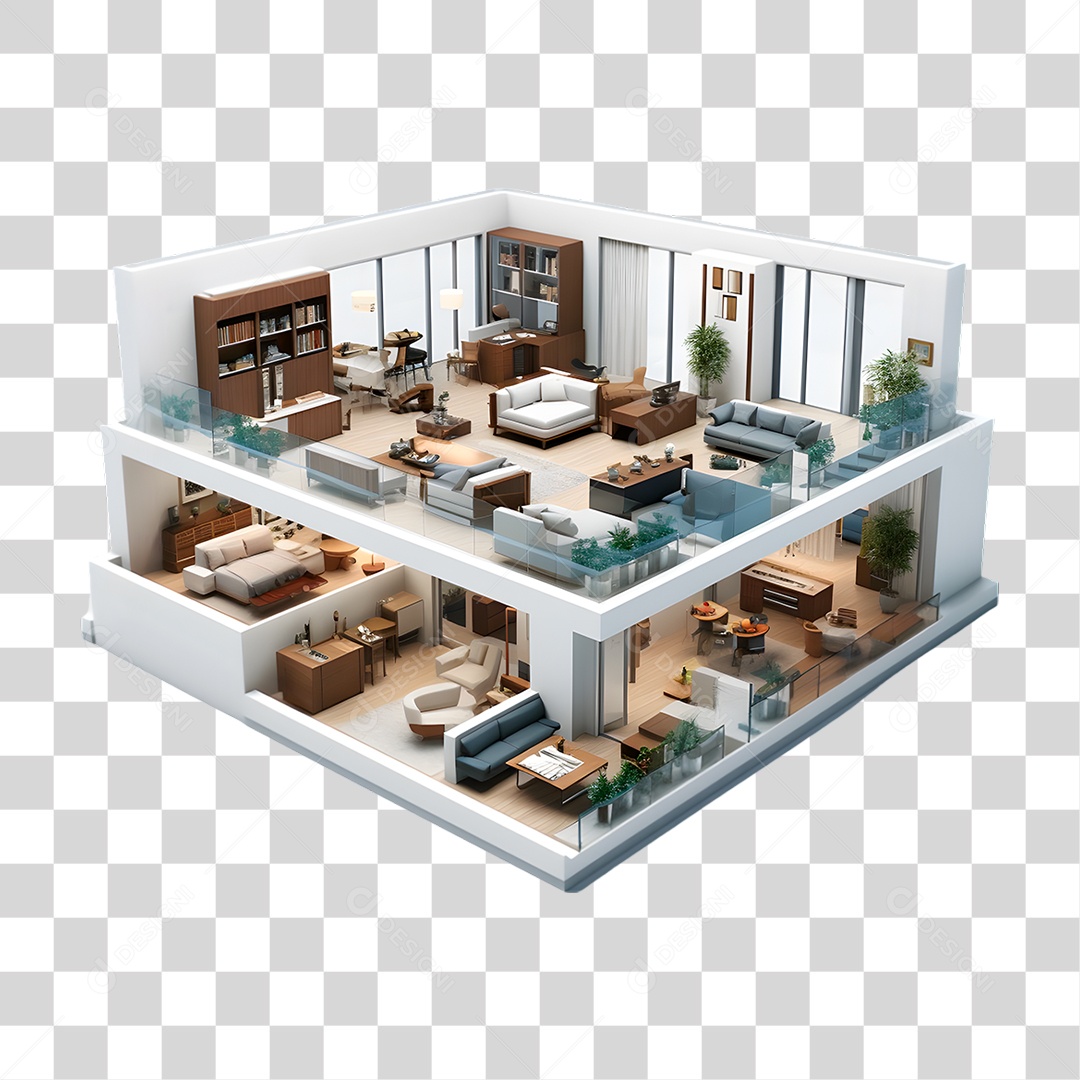 Casa Moderna PNG Transparente