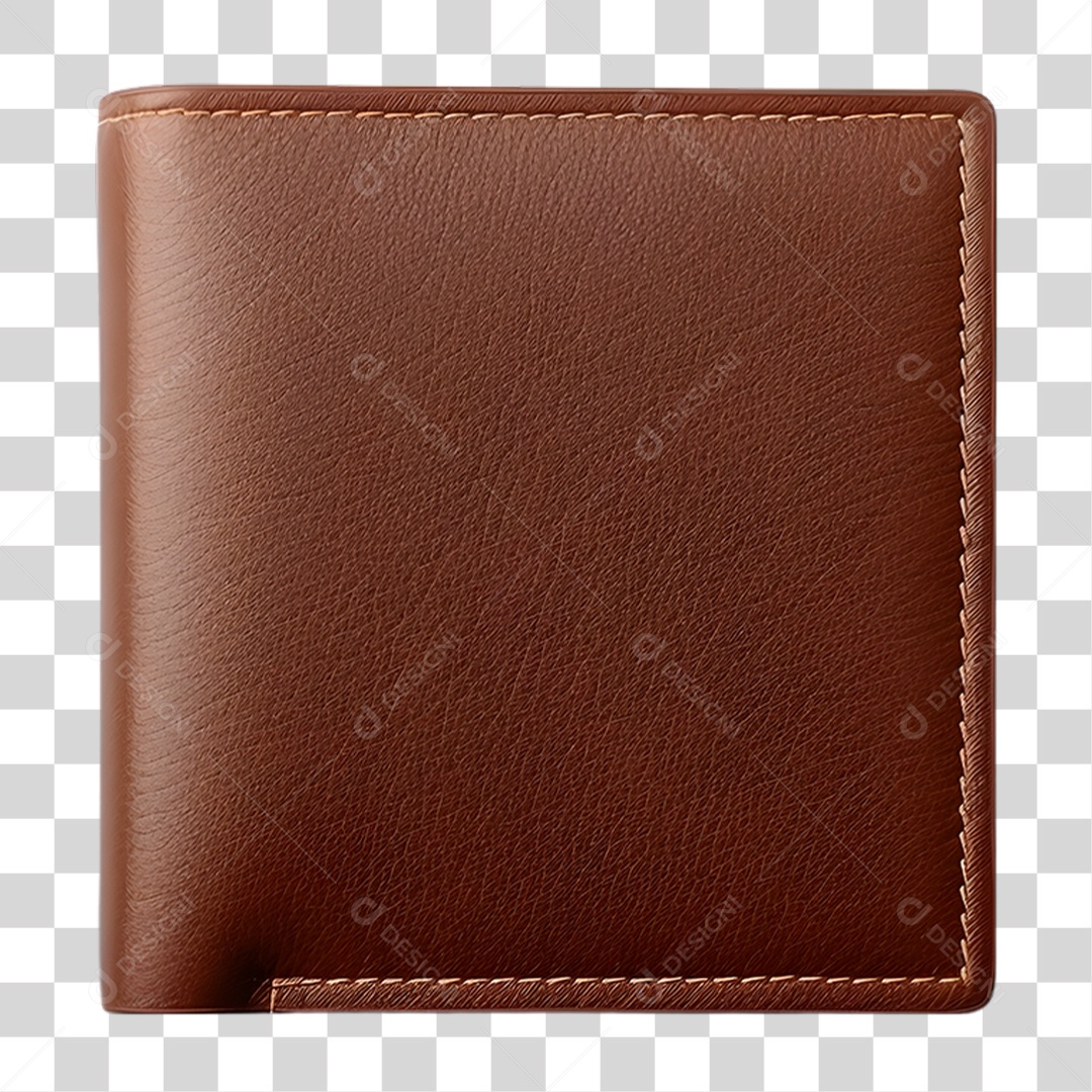 Carteira de Couro Documentos Dinheiro PNG Transparente