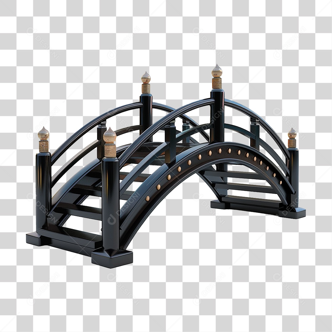 Ponte de Madeira PNG Transparente