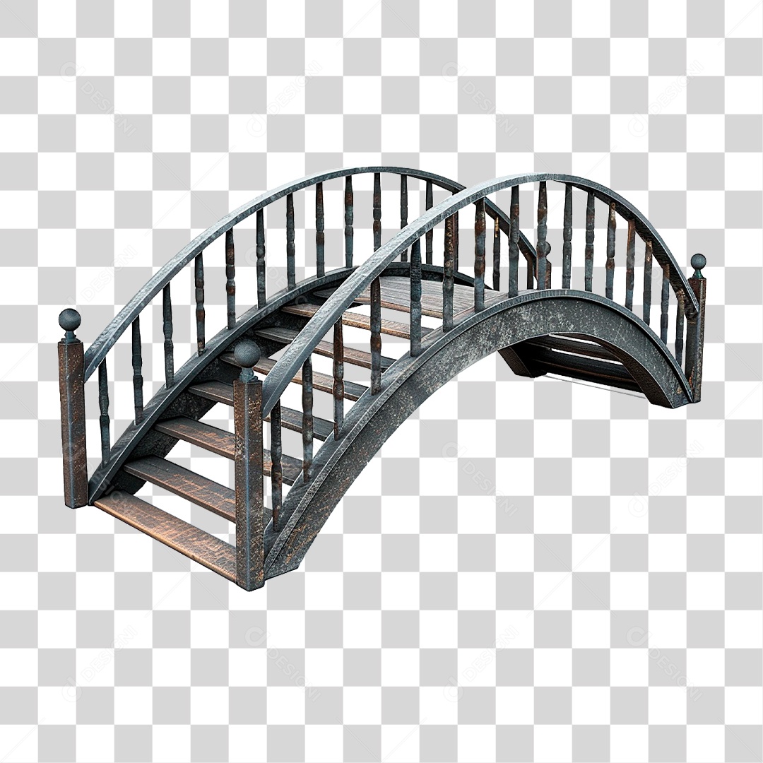 Ponte de Madeira PNG Transparente