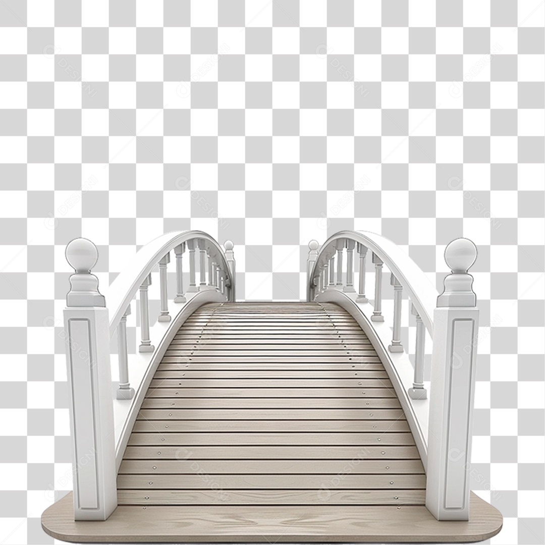 Ponte de Madeira PNG Transparente