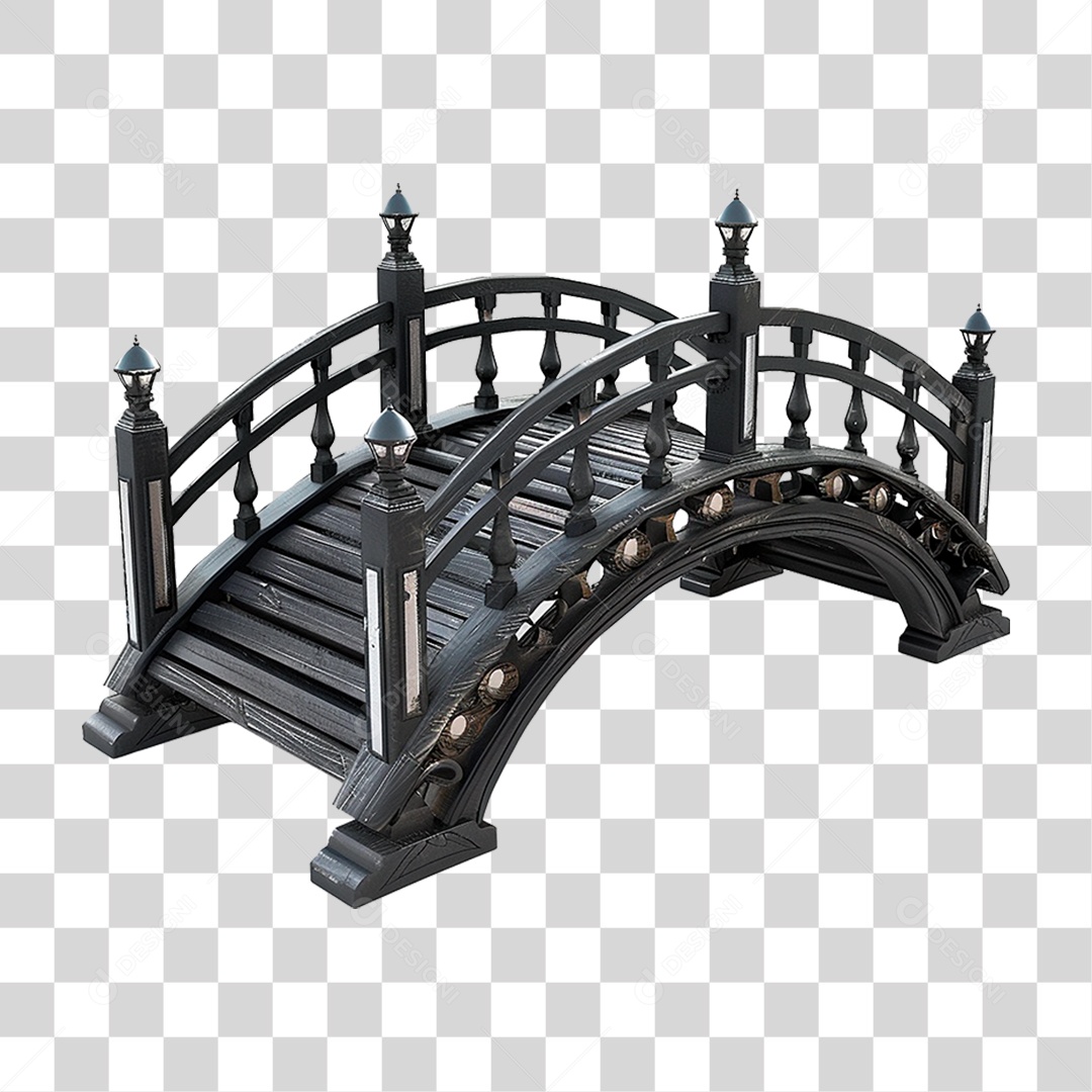 Ponte de Madeira PNG Transparente