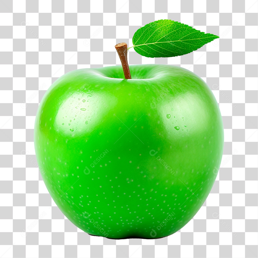 Maçã Verde PNG Transparente