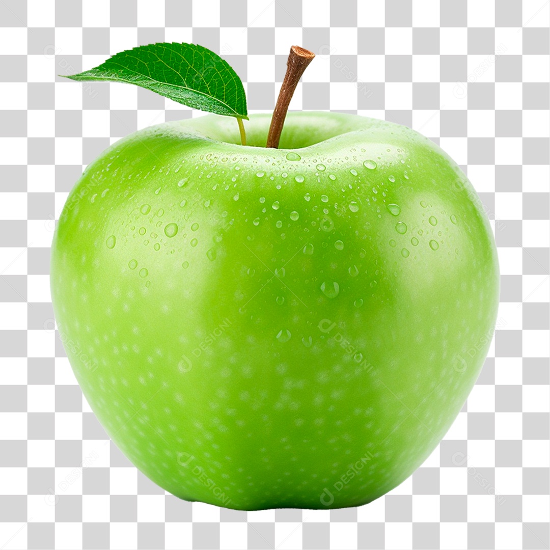 Maçã Verde PNG Transparente