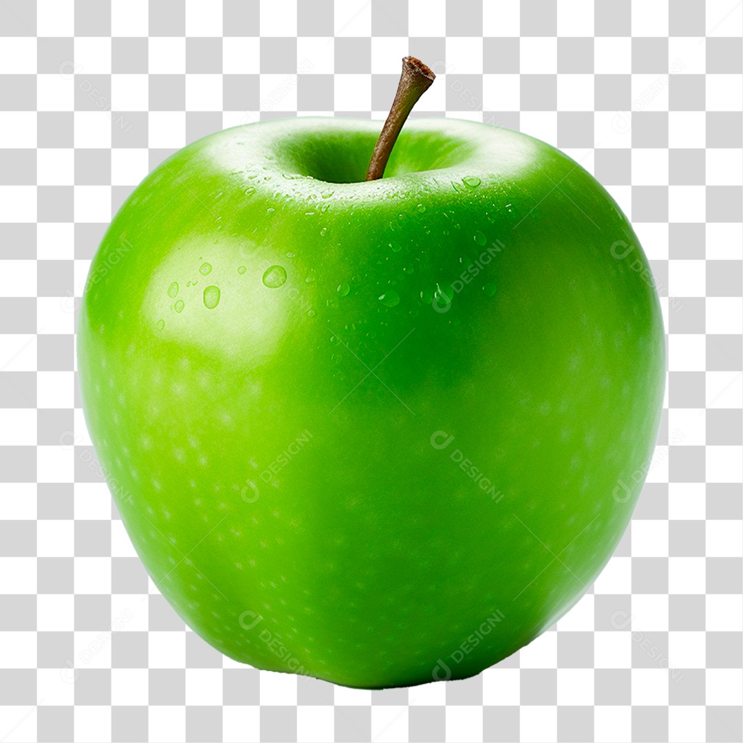 Maçã Verde PNG Transparente