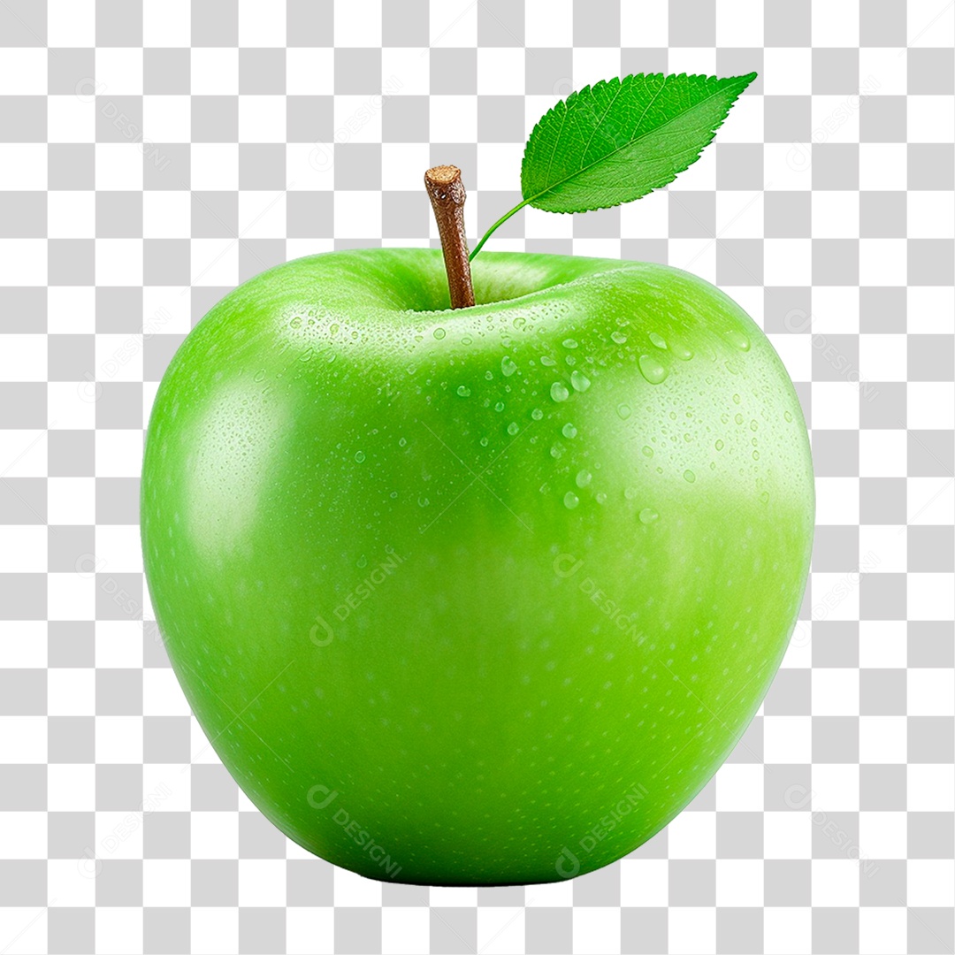 Maçã Verde PNG Transparente