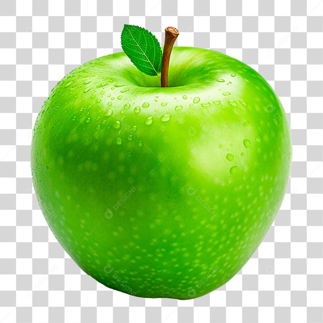 Maçã Verde PNG Transparente